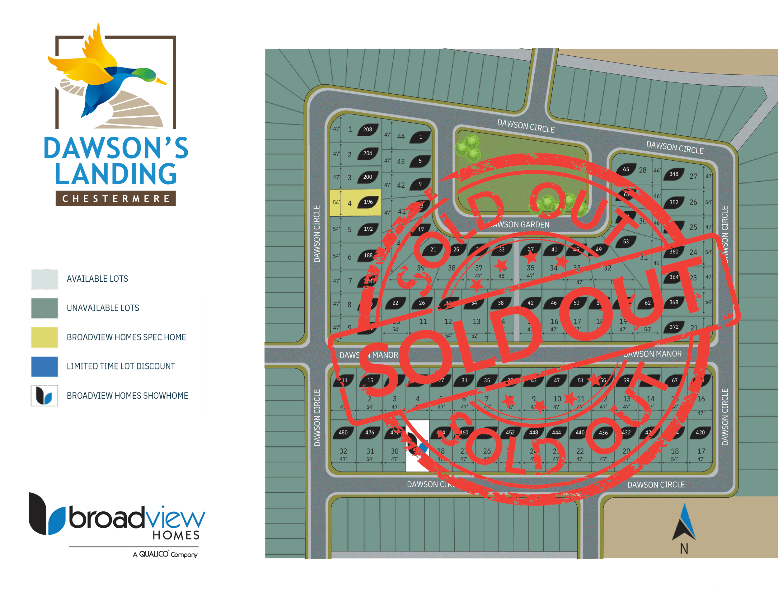 BVH Dawsons landing Community Map Layout - SOLD OUT