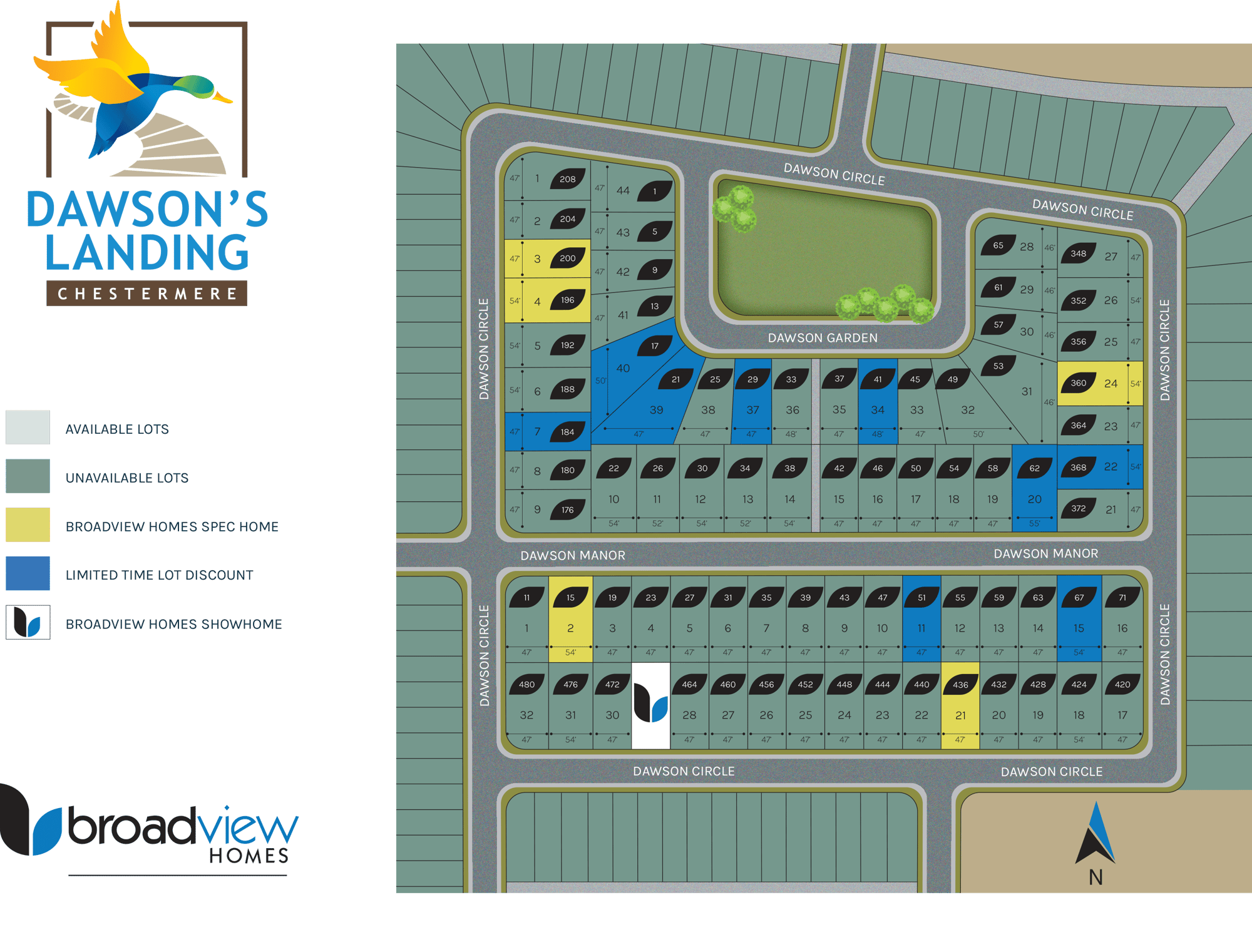BVH Dawsons landing Community Map Layout